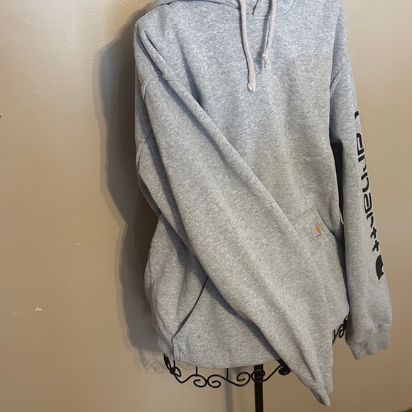 Carhartt Women's Light Gray Hoodie - Picture 4 of 10